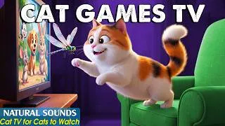 Thumbnail: Movie for Cats 📺Interactive 3D Cat Games for Home-Alone Cats－Entertainment Videos to Keep Cats Happy