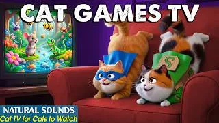 Thumbnail: Ultimate CAT Games TV 📺Interactive 3D Cat Games to Keep Home-Alone Cats Happy & Mentally Stimulated