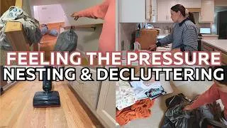 Thumbnail: NESTING & GETTING MY LIFE TOGETHER / Declutter, Clean, Projects / Feeling Stressed & Anxious