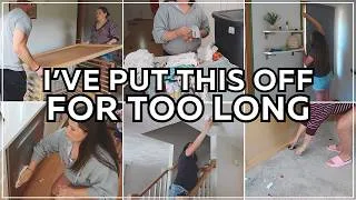 Thumbnail: I CAN'T PUT THIS OFF ANYMORE /Tackling Everything I've Been Putting Off / Declutter, Clean, Projects
