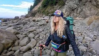 Thumbnail: THIS Was NOT Your AVERAGE WALK ON THE BEACH | Backpacking Olympic National Park Washington