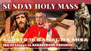 Thumbnail: FILIPINO CHURCH LIVE MASS TODAY SUNDAY || August 16 ONLINE MASS  |  REV FR DOUGLAS BADONG