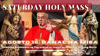Thumbnail: FILIPINO CHURCH MASS TODAY SATURDAY || August 15 ONLINE MASS  |  REV. FR DOUGLAS BADONG