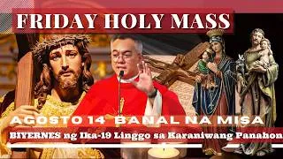 Thumbnail: FILIPINO CHURCH MASS TODAY FRIDAY || August 14 ONLINE MASS  |  REV. FR DOUGLAS BADONG
