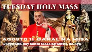Thumbnail: FILIPINO CHURCH MASS TODAY TUESDAY || August 11 ONLINE MASS  |  REV. FR DOUGLAS BADONG
