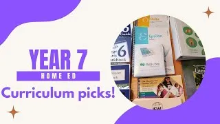 Thumbnail: 2025/26 Homeschool Curriculum Picks! Year 7 / Grade 6 - English and Maths Choices. Home Education UK