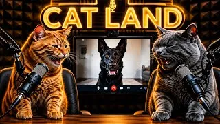 Thumbnail: Milo and Leo React to the Funniest Dog Videos!😂❤️#cat #dog #funny #reaction 