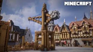 Thumbnail: Minecraft: How to build a Medieval Crane | Tutorial