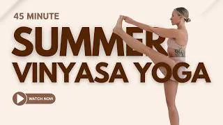 Thumbnail: SUMMER VINYASA FLOW | Power Yoga with Cat Meffan