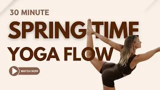 Thumbnail: Power Yoga Flow for Spring Time | 30 Minute Yoga with Cat Meffan