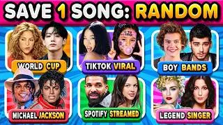 Thumbnail: SAVE ONE SONG: Random Rule🔥 New Rules, 6 Songs to Choose From! | Music Quiz
