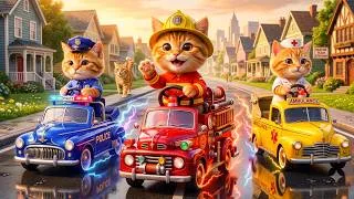 Thumbnail: Mama Cat Trims Fur on the Farm and Helping Kittens at Home 💕 #aicat#cat#catstory#catai