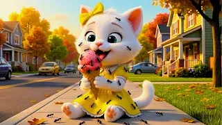 Thumbnail: 🐱🍦 Cute Kitten and the Ice Cream Mishap | Car Story #catstory #aicat #cat #catshorts