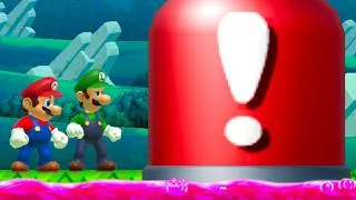 Thumbnail: What If Mario Presses The GIANT !-Switch? Mario Maker 2 Endless Mode