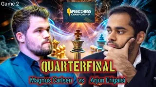 Thumbnail: Smartgame, Quarterfinal!! Arjun Erigaisi vs Magnus Carlsen in Speedchess Championship