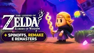 Thumbnail: Zelda protagonista e Todos os Spinoffs, Remake e Remasters de Legend of Zelda - Parte 7 Final