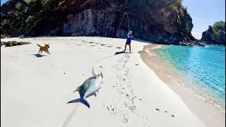 Thumbnail: We Found a SECRET Beach Full of Giant Fish!
