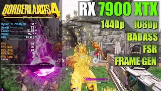 Thumbnail: RX 7900 XTX + 7950x3D | Borderlands 4 : Needs Fixing NOW!
