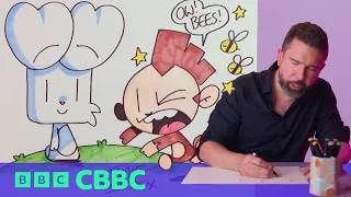 Thumbnail: Bunny vs Monkey Drawalong with Jamie Smart ✏️🐰🐵| Go Get Arty | CBBC