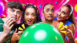 Thumbnail: Who Will POP the Balloon First?! 🎈😂 | ft. The Lewis Sisters