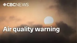 Thumbnail: Calgary's air quality reached highest level of risk on Friday from wildfire smoke