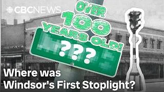 Thumbnail: Windsor's FIRST stoplight - over 100 years ago