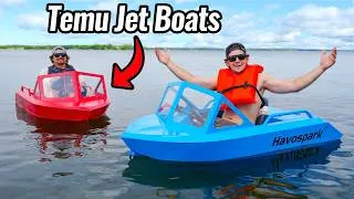 Thumbnail: Temu Mini Jet Boat Testing!