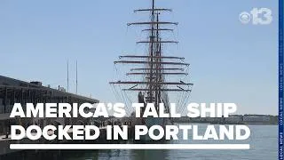 Thumbnail: 'America's Tall Ship' docks in Portland, offers tours