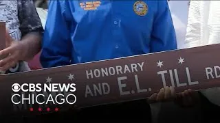 Thumbnail: Mamie, Emmet Till street naming held at Marquette Park