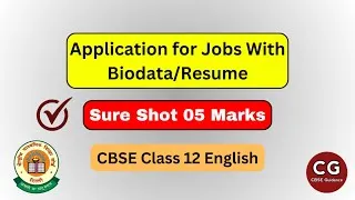 Thumbnail: Master Job Application Writing for CBSE Class 12 English