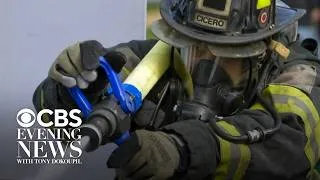Thumbnail: Fire departments work to get rid of cancer-linked foam extinguisher: "It was like sitting on a bomb"