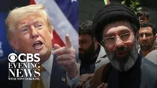 Thumbnail: Trump, Iran's supreme leader trade threats