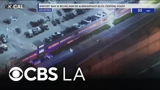 Thumbnail: Stolen vehicle suspect leads pursuit from San Fernando Valley to John Wayne Airport