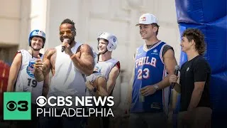 Thumbnail: Eagles' Cooper DeJean attends Red Bull Championship Run in Philadelphia