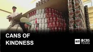 Thumbnail: NorthPark Center canned food displays help fight hunger in North Texas