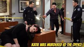 Thumbnail: Katie was murdered at the office. Who is the killer? The Bold and The Beautiful Spoilers