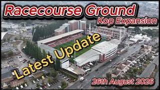Thumbnail: Wrexham Kop Expansion 26th August 2026 - Racecourse Ground - latest progress #djidrone