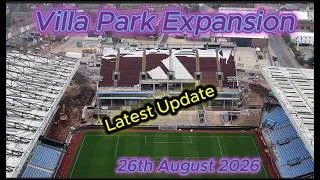 Thumbnail: Villa Park Expansion 26th August 2026 - Aston Villa FC - Latest Progress #djidrone