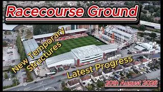 Thumbnail: Wrexham Kop Expansion 20th August 2026 - Racecourse Ground - new structures #djidrone
