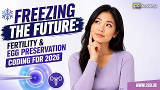 Thumbnail: Fertility & Egg Preservation Coding for 2026: IVF, Z Codes, CPT & more