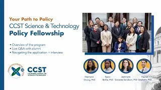Thumbnail: Your Path to Policy: CCST Science & Technology Policy Fellowship