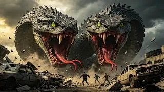 Thumbnail: Ular Piton Raksasa Hancurkan Lobi Hotel, Turis Panik Kabur - Film Blockbuster Hollywood Epik