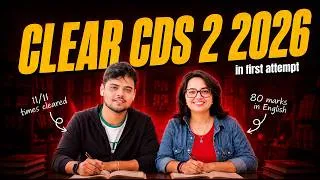 Thumbnail: The Ultimate Guide to Clear CDS 2 2026. CDS 2 2026 Study Plan.