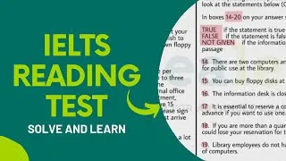 Thumbnail: IELTS Reading Test Practice VII : Best way to Improve your score