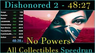 Thumbnail: Dishonored 2 - No powers/All Collectibles Speedrun in 48:27 World Record