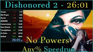 Thumbnail: Dishonored 2 - No Powers Any% Speedrun in 26:01 World Record