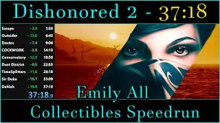 Thumbnail: Dishonored 2 - All Collectibles Emily Speedrun 37:18 World Record