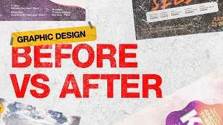 Thumbnail: Graphic Design Before vs After