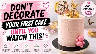 Thumbnail: Tips on Decorating Your First Birthday Cake Without Ruining It / Cake Decorating Tutorial 101