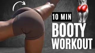 Thumbnail: 10 MIN ROUND BOOTY WORKOUT - Grow your Glutes FAST - No Squats, No Jumping,